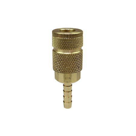 Coilhose Pneumatics 1/4" Automotive Coupler 1/4" ID Hose Brass 163B